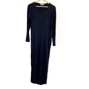 Yohji Yamamoto Maxi Dress With Pockets